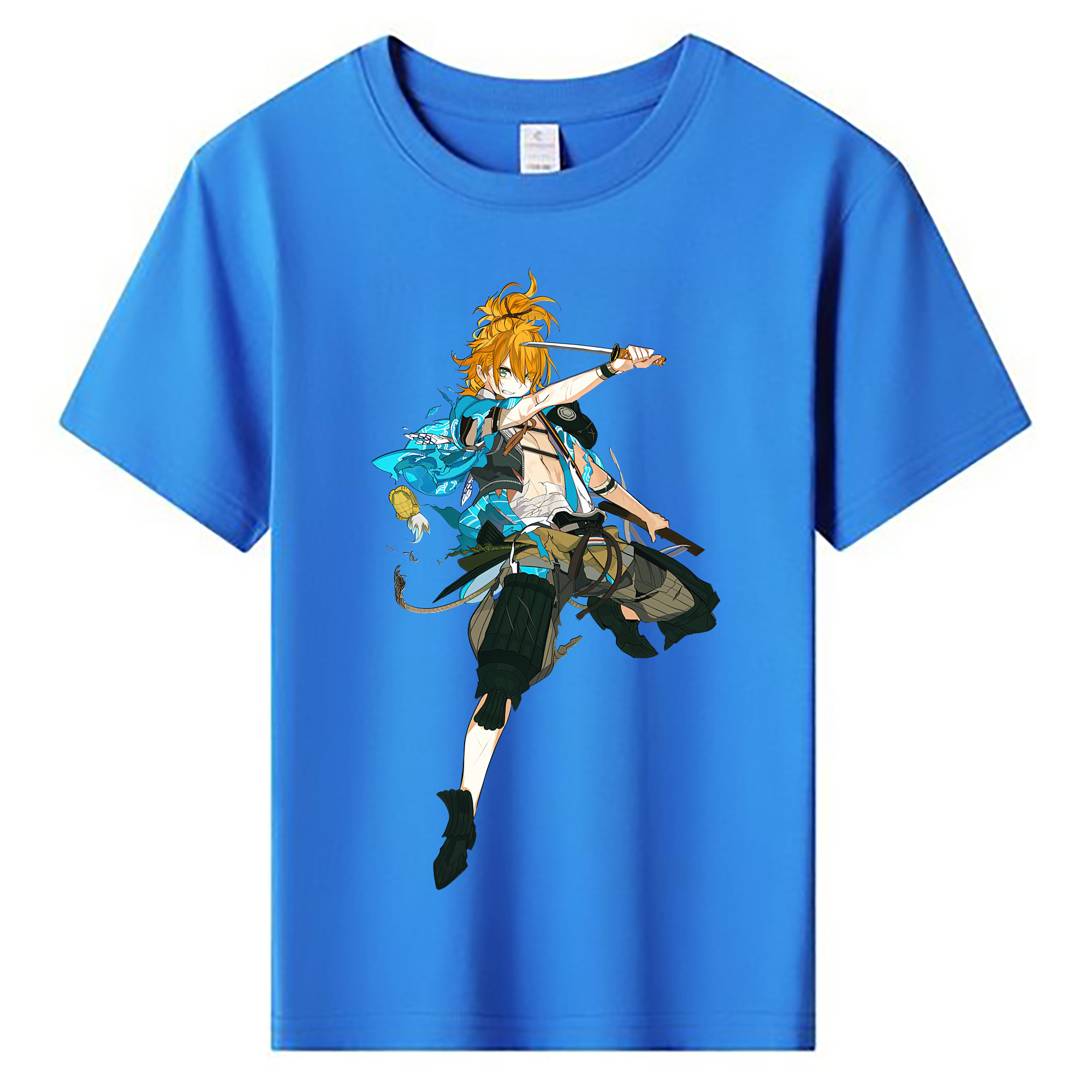 （画像用） 刀剣乱舞 Touken Ranbu 綿100％キッズTシャツ（フロントプリント）